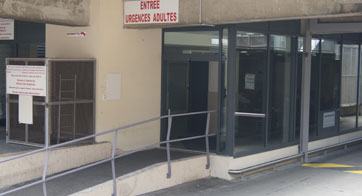hospitalisation l'entrée des urgences